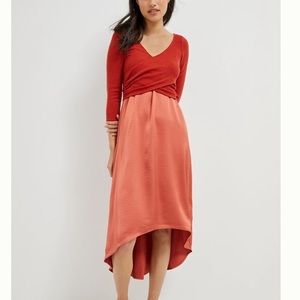 Anthropologie Mollie Sweater and Slip Dress Set